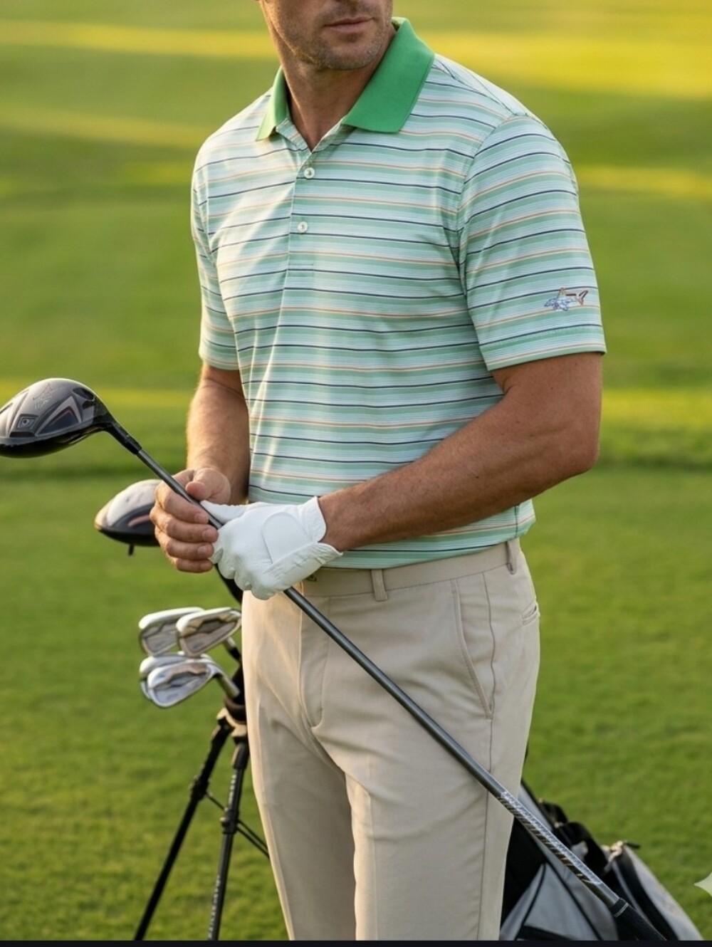 Greg Norman 'Play Dry' Golf  polo XL